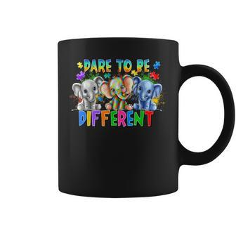 Dare To Be Different Autism Awareness Coffee Mug - Monsterry DE
