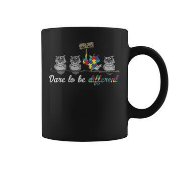 Dare To Be Different Owl Coffee Mug | Mazezy
