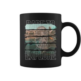 Dare To Explore City Coffee Mug - Monsterry DE