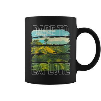 Dare To Explore Countryside Coffee Mug - Monsterry