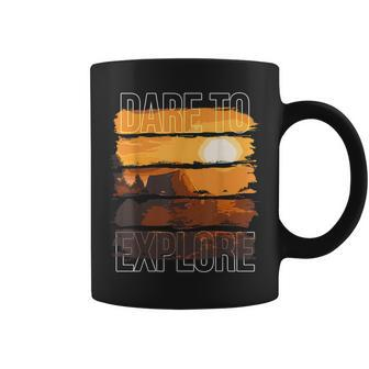 Dare To Explore Outdoors Coffee Mug - Monsterry DE