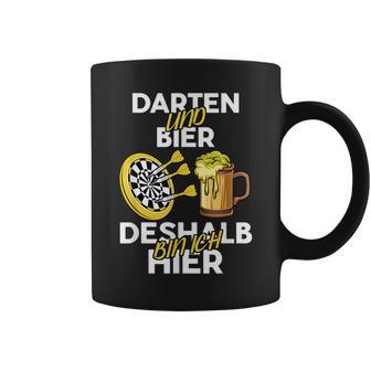 Darten Und Bier Darum Bin Ich Hier Darts Player Tassen - Seseable