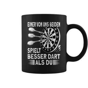 Darts Eine Von Uns Beiden Spielbesser Als Du Dart Black Tassen - Seseable