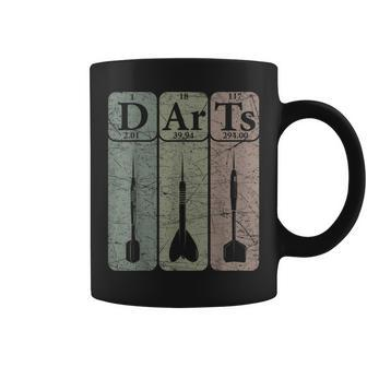 Darts Periodic Table Elements Darts Player Retro Dart Coffee Mug - Thegiftio UK