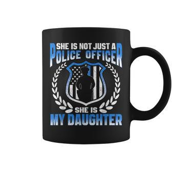 My Daughter Is A Brave Police Officer Proud Police Mom Dad Coffee Mug - Monsterry UK