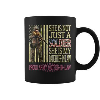 My Daughter-In-Law Is A Soldier Proud Army Mother-In-Law Coffee Mug - Monsterry AU