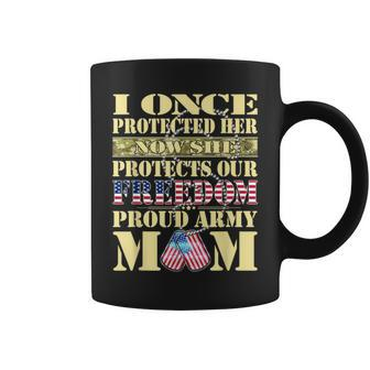 My Daughter Is A Soldier Proud Army Mom Military Mother Coffee Mug - Monsterry UK