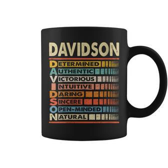 Davidson Family Name First Last Name Davidson Coffee Mug - Seseable