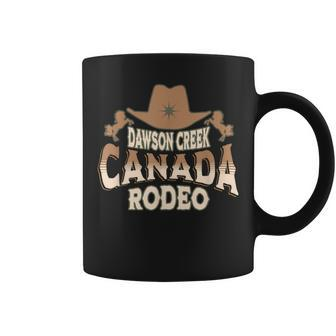 Dawson Creek Canada Rodeo Coffee Mug - Monsterry