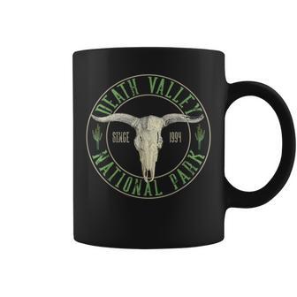 Death Valley National Park Since 1994 Cactus And Skull Coffee Mug - Monsterry