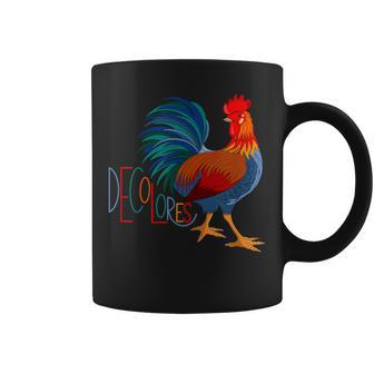 Decolores Cursillo Rooster Coffee Mug - Monsterry CA