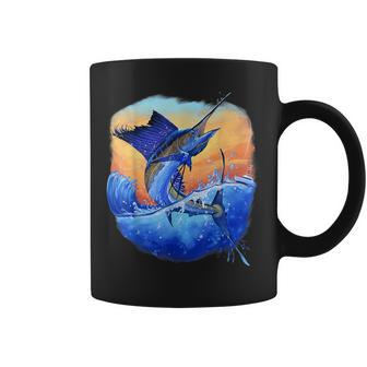 Deep Sea Fishing Marlin Sport Fishing Coffee Mug - Thegiftio UK