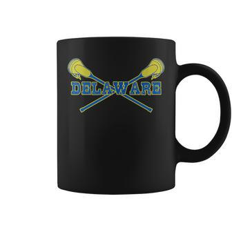 Delaware Lacrosse Lax Sticks Coffee Mug - Monsterry AU