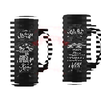 Delgado Blood Runs Through My Veins Last Name Family Coffee Mug - Seseable