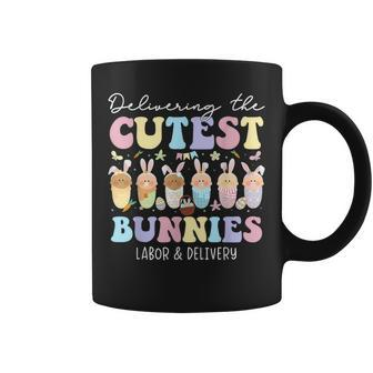 Delivering The Cutest Bunnies Easter Labor & Delivery Nurse Coffee Mug | Mazezy