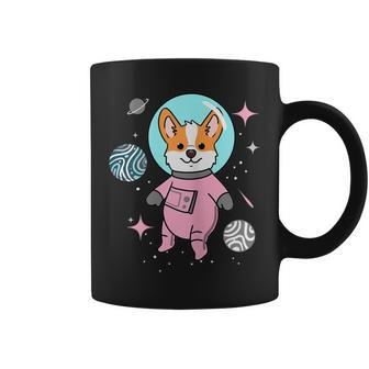 Demigirl Corgi In Space Demigirl Pride Coffee Mug - Monsterry
