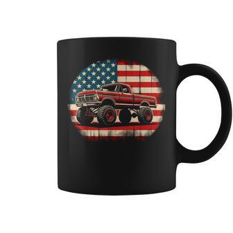 Dentside Classic Truck Dentside Lifted Highboy 4X4 Truck Coffee Mug - Monsterry UK