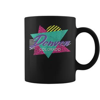 Denver Colorado Vintage Retro 80S Or 90S Coffee Mug - Monsterry AU