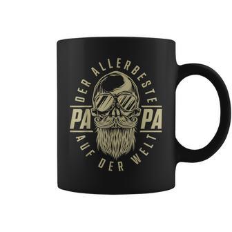 Der Allerbeste Papa Skull Father's Day Saying Tassen - Geschenkecke