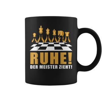 Der Meister Zieht Men's Rest Chess Player German Language Tassen - Seseable