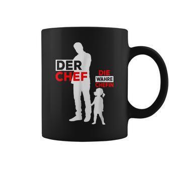 Der Wahre Chef The True Boss Father Daughter Partner Tassen - Geschenkecke