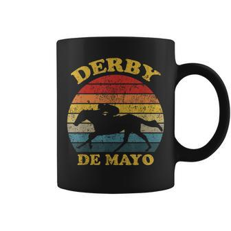 Derby De Mayo Party 2024 Lets Fiesta Horse Race Coffee Mug | Mazezy