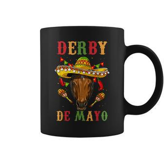 Derby De Mayo Party Lets Fiesta Horse Race Cinco De Mayo Coffee Mug | Mazezy
