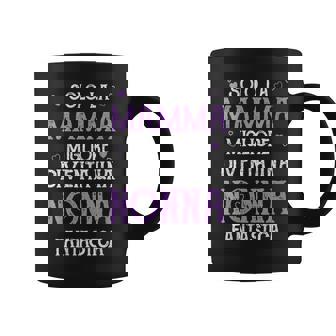Día De La Madre Y La Abuela Italiana Festa Mamma E Nonna Cuello Taza de café - Regaloses