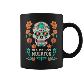 Dia De Los Muertos Mexico Sugar Skull Black S Tassen - Seseable