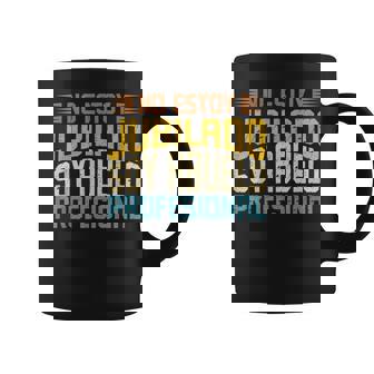 Día Del Padre No Estoy Jubilado Soy Abuelo Profesional Taza de café - Regaloses