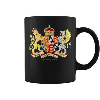 Diana Princess Of Wales Royal Coat Of Arms Princess Diana Coffee Mug - Monsterry CA