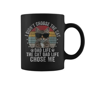 I Didn't Choose The Cat Dad Life Chose Me Father's Day Coffee Mug - Thegiftio UK