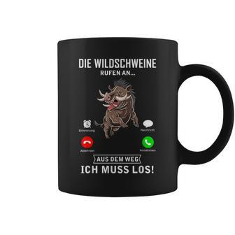Die Wild Boars Call Heil Hunter Weidmannsheil Hunt Tassen - Seseable