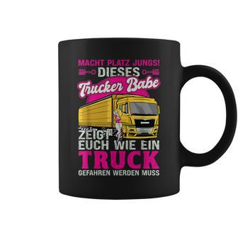 Dieses Trucker Babe Shows Euch Wie Ein Truck Gefahren Wird Tassen - Seseable