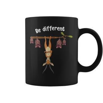 Be Different Cute Antelope With Bats Hanging On Tree Coffee Mug - Monsterry AU