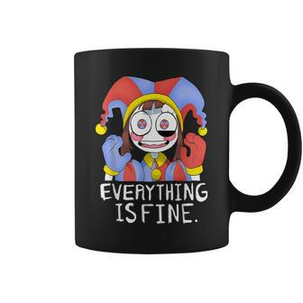 Digital Circus Pomni Everything Is Fine Coffee Mug | Mazezy DE
