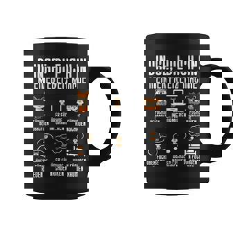 Dinge Die Ich In Meiner Freizeit Mache Fox Tassen - Seseable