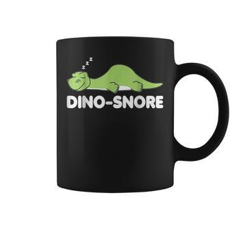 Dino Snore Pajamas Dinosaur Coffee Mug - Seseable