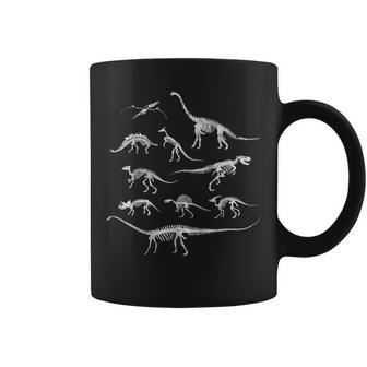 Dinosaur Skeleton And Dino Bones Coffee Mug - Monsterry AU