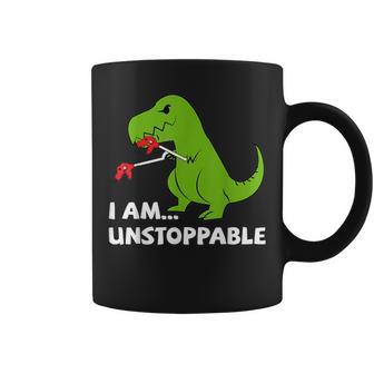 Dinosaur I Am Unstoppable T-Rex Coffee Mug - Monsterry