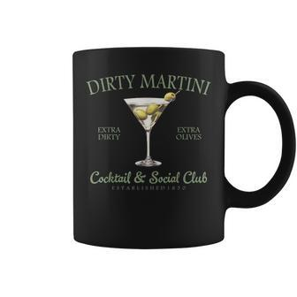 Dirty Martini Cocktail Social Club Girls Bachelorette Womens Coffee Mug - Monsterry AU