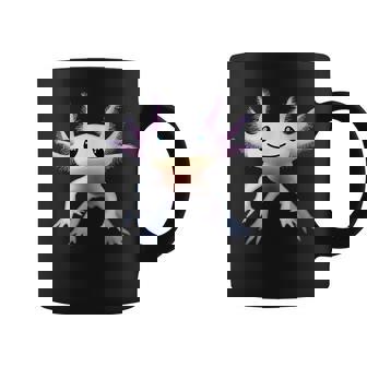 Diseño Fresco De Axolotl Con Grandes Ojos Lindos Taza de café - Regaloses