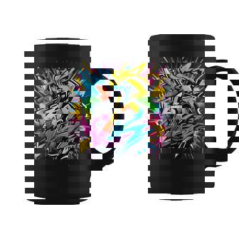 Diseños Urbanosibrantes Con Arte Abstracto De Graffiti Explosión Taza de café - Regaloses