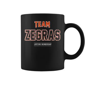 Distressed Team Zegras Proud Family Last Name Surname Coffee Mug - Seseable
