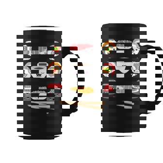 Divertido Comida Japonesa Sushi Kawaii Sushi Amantes Anime Otaku Taza de café - Regaloses