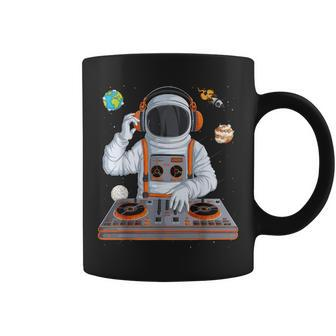 Dj Astronaut Techno Music Lover Outer Space Spaceman Men Coffee Mug - Monsterry DE