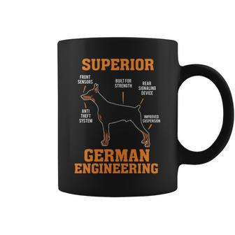 Dobermans Superior German Engineering Coffee Mug | Mazezy