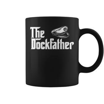 The Dockfather Boating Sailing Boat Captain Motorboating Coffee Mug - Seseable