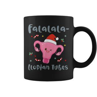 Doctor Nurse Obstetrics Christmas Falalala-Llopian Tubes Coffee Mug - Monsterry DE