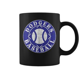 Dodger Baseball Crest Coffee Mug - Thegiftio UK